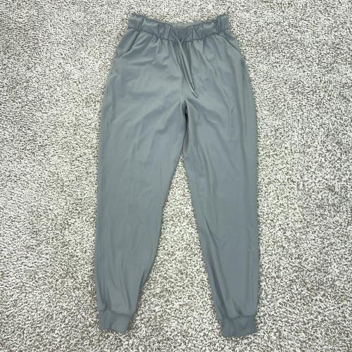 Lululemon Pants Womens 6 Gray Jogger Stretch High Rise Workout Gym Sports Casual