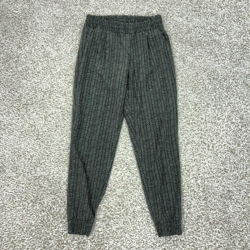 Athleta Pants Womens 4 Gray Aliso Pull On Jogger Woven Travel Gym Casual Sport