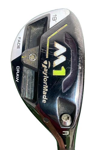 TaylorMade M1 3 Rescue Hybrid 19* 80g Kurokage Silver Stiff Graphite RH 40.5" HC