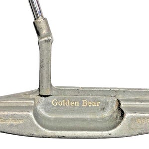 MacGregor Golden Bear GBP 3 Putter Large Head 6" RH Steel 35.5 Good Factory Grip