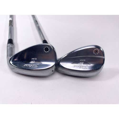 Titleist Vokey SM7 Tour Chrome Wedge Set 54* 8 | 60* 10 SM7 Wedge Steel Mens RH