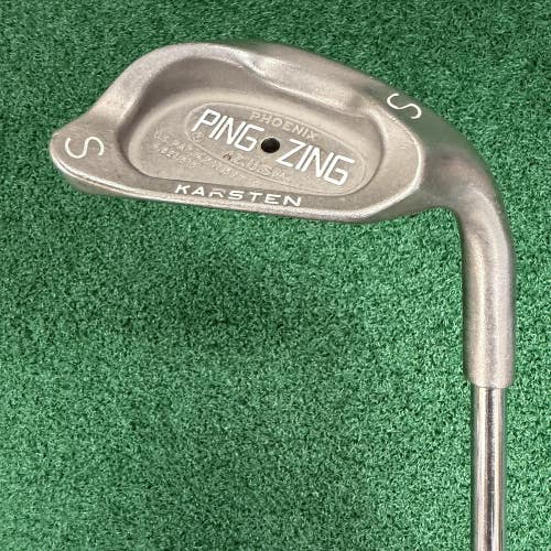 Ping Zing Black Dot Sand Wedge Karsten KT-M Steel Shaft Senior Flex 35.5" RH