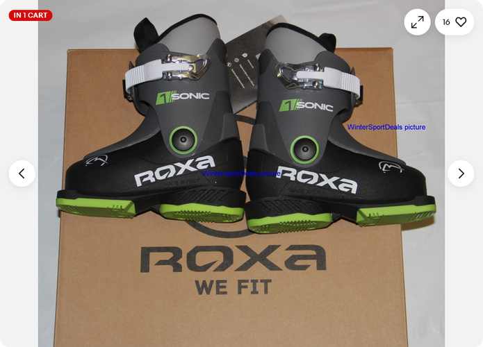 NEW little kids ski boots mondo 14.5 / US 6 ROXA 2026/27 Sonic 1 made in Italy