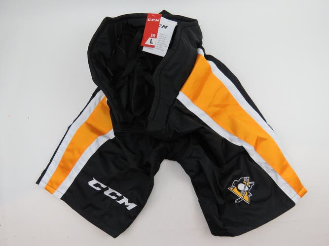 CCM Pittsburgh Penguins NHL Pro Stock Hockey Player Girdle Pant Shell Large 9K