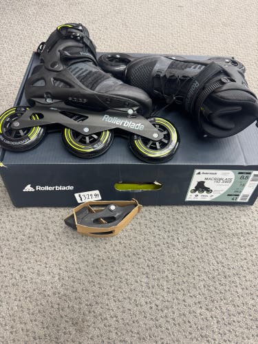 Rollerblade Macroblade 110 3WD Inline Skates Size 8.5 (New)