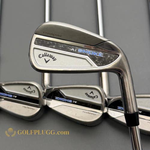 Callaway Paradym Ai Smoke Iron Set 5-AW / Elevate Steel, Stiff (157)