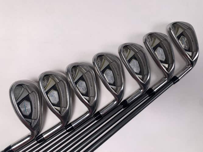 Callaway Rogue X Iron Set 6-PW+GW+SW Aldila Synergy 60g Regular Graphite Mens RH