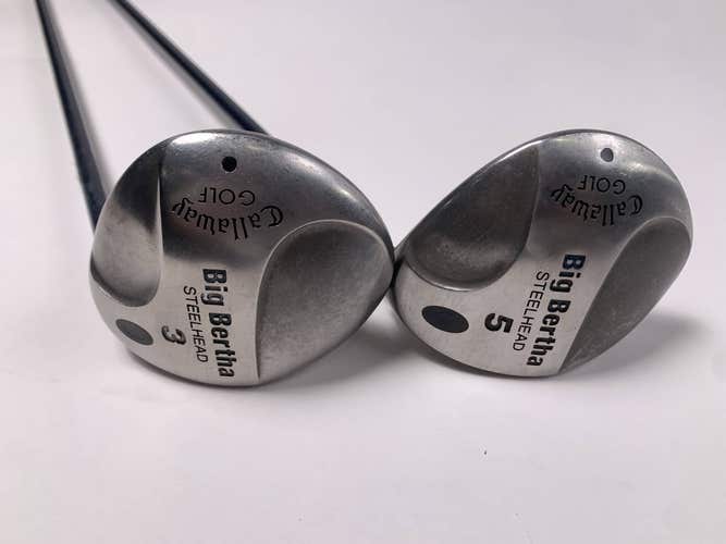 Callaway Steelhead 3 & 5 Fairway Wood Set Ladies Gems 99 Graphite Womens RH