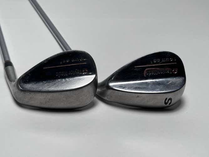 TaylorMade Tour Wedge Set 58* 61* Precision Rifle 90g Stiff Steel Mens RH