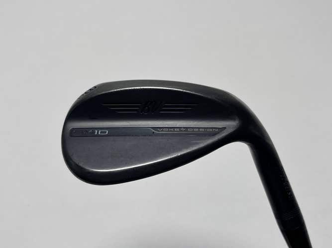Titleist Vokey SM10 Jet Black Wedge 58* 12 Bounce D-Grind Wedge Steel Mens RH