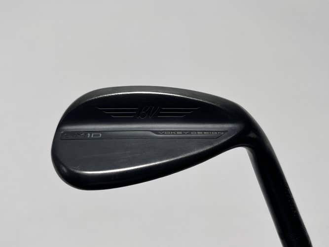 Titleist Vokey SM10 Jet Black Wedge 60* 10 Bounce S-Grind Vokey Wedge Steel RH