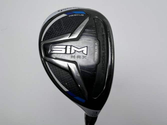 TaylorMade SIM MAX 3 Hybrid 19* Fujikura Ventus Blue 6R Regular Graphite Mens RH