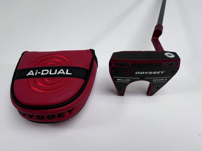 Odyssey Red Milled Seven X Putter 32" Mens RH HC