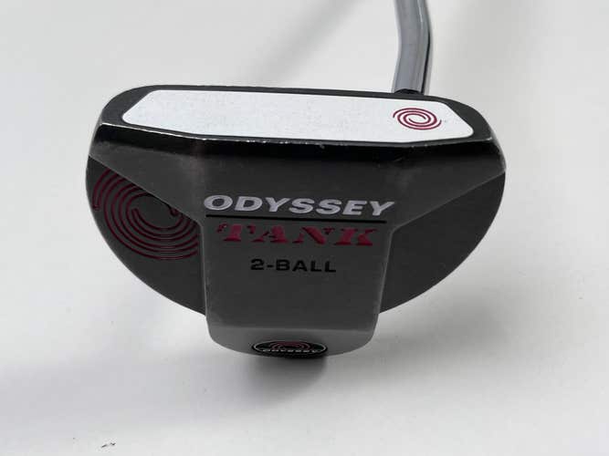 Odyssey Tank 2-Ball Putter 34" SuperStroke Slim 3.0 Mens RH