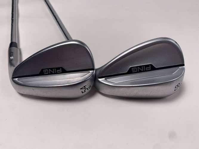 Ping s159 Chrome Wedge Set 54* 12 | 58* 14 Black Dot Z-Z115 115g Wedge RH