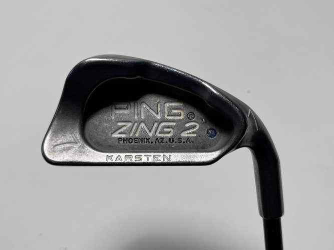 Ping Zing 2 Single 7 Iron Blue Dot 1* Up G Loomis Stiff Graphite Mens RH