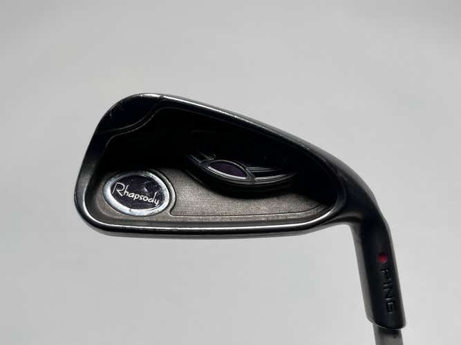 Ping Rhapsody Single 6 Iron Red Dot 1* Flat ULT 129 Ultra Light Ladies RH