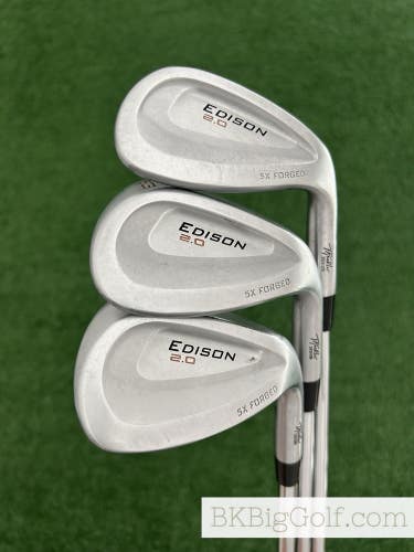 Edison 2.0 Forged 3 Wedge Set (49, 53, & 57 Degrees)