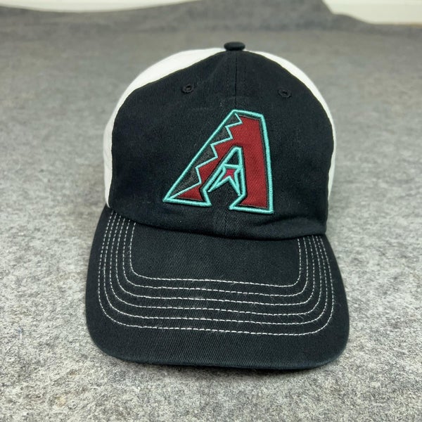 Arizona Diamondbacks Hat Cap Strap Back Black White MLB Baseball Mens OSFA