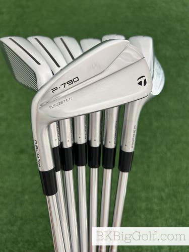 LH Taylormade P790 21 Forged Iron Set 4-P / Dynamic Gold 120 X100 Extra Stiff
