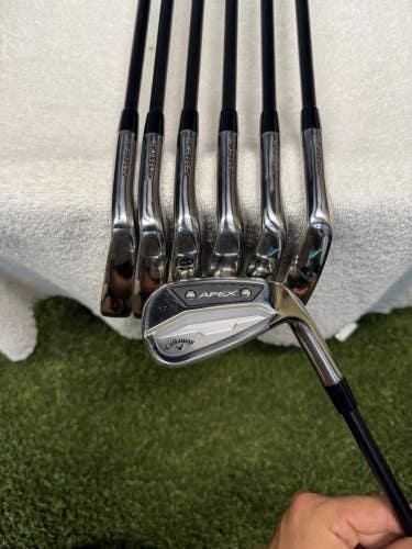 New Callaway Apex TCB 24 Oil (4-10) Iron Set KBS TGI Graphite 90 Regular Flex RH