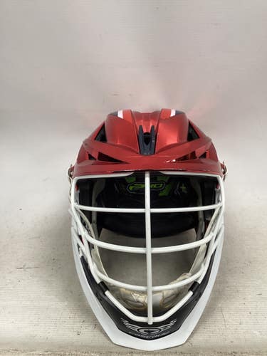 Used Cascade XRS PRO Lacrosse Helmet Red One Size 11851-S000051863