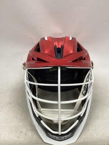 Used Cascade XRS PRO Lacrosse Helmet Red One Size 11851-S000051866