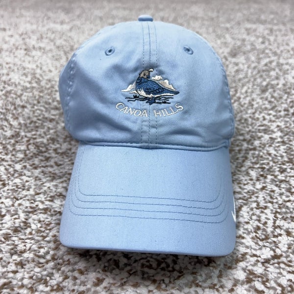 Canoa Hills Hat Cap Strap Back Light Blue Nike Golf Embroidered Mens Baseball