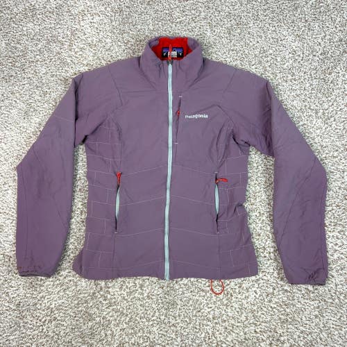Patagonia Jacket Womens Small Purple Full Zip Insulated Outdoor Hiking Nano Air