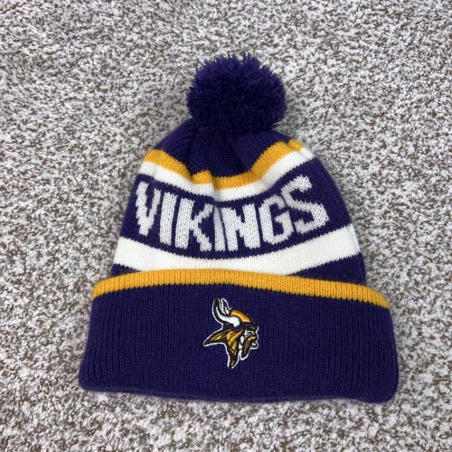 Minnesota Vikings Hat Beanie Mens One Size Purple NFL Football NFL Team Apparel
