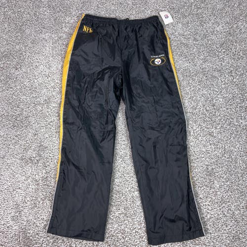 Pittsburgh Steelers Pants Mens Large Black NFL Football NFL Track Warm Up Reebok
