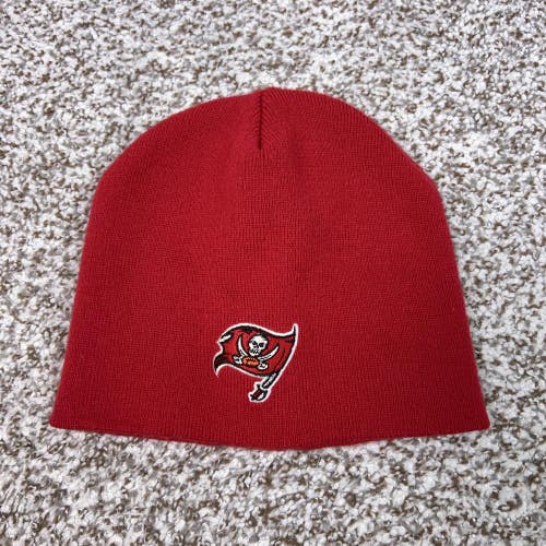 Tampa Bay Buccaneers Hat Beanie Mens One Size Red NFL Football Reebok Knit Logo