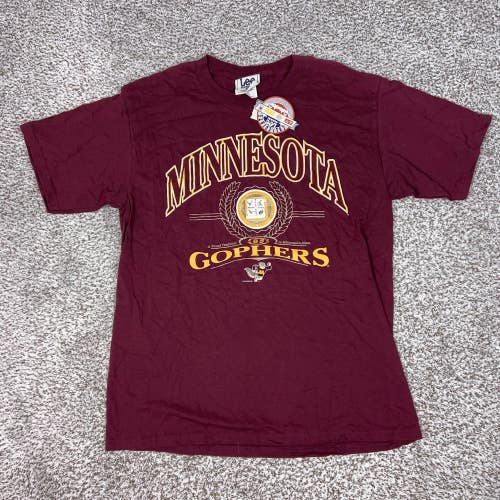 Vintage Minnesota Golden Gophers Shirt Mens Large NCAA College Lee Sport Red Tee