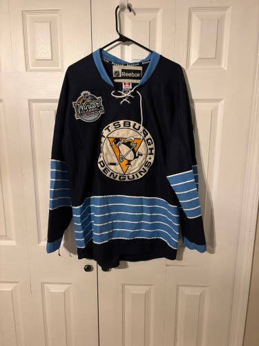 Pittsburgh Peguins Authentic Winter Classic  Jordan Staal #11 Size 52 Men's Reebok Jersey (Used)