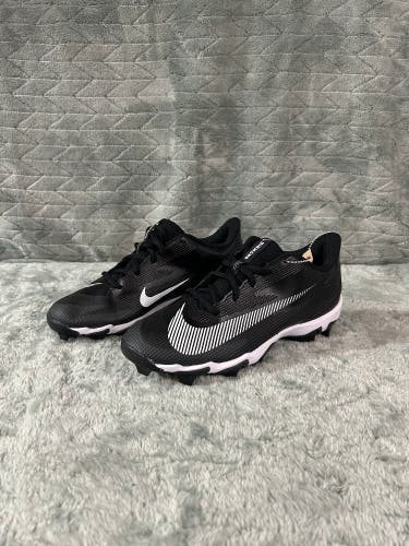 Black Women's Size M 7.5 (W 8.5) Adult Nike Air Diamond Low Top Footwear Molded Cleats (Used)