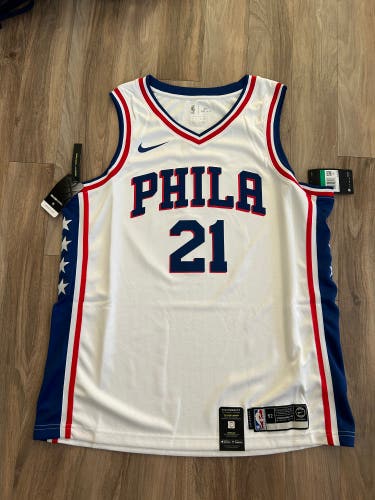 Seventy Sixers Embiid XL Men's Nike Jersey (New)