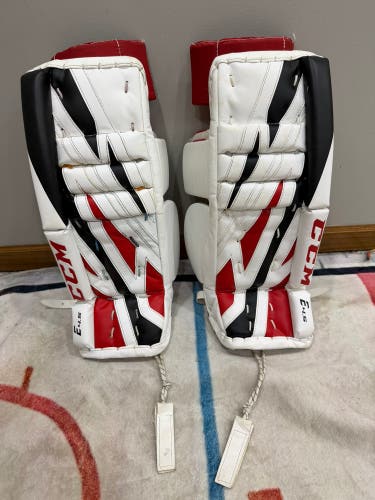 20" CCM EFlex 4.5 Goalie Leg Pads (Used)