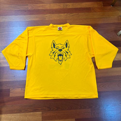 Fairbanks Ice Dogs Practice Jersey - Yellow #12 - XL