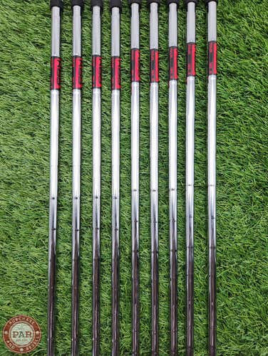 KBS TOUR 120 IRON SHAFT SET STIFF 120G .355 TIP VERYGOOD