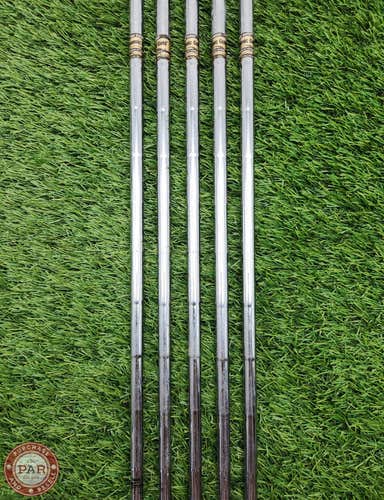TRUE TEMPER DYNAMIC GOLD SENSICORE S300 IRON SHAFT SET STIFF 130G .355 TIP VERYG
