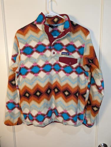 Patagonia Synchilla Snap-T Fleece Pullover Timber Twist Aztec Southwest Size: M