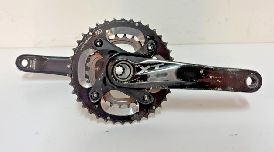 Shimano Deore XT FC-M785 175mm 38/26 Black Aluminum Mtn Bike Double Crankset
