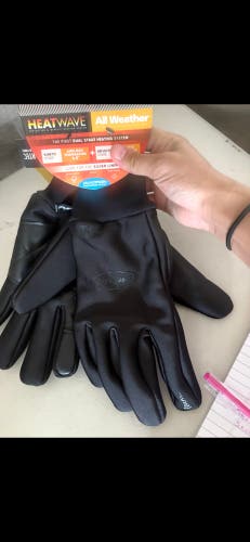 Black XL Men's Gloves (New)