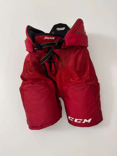 Used Senior Large CCM Tacks 5092 Hockey Pants - Red