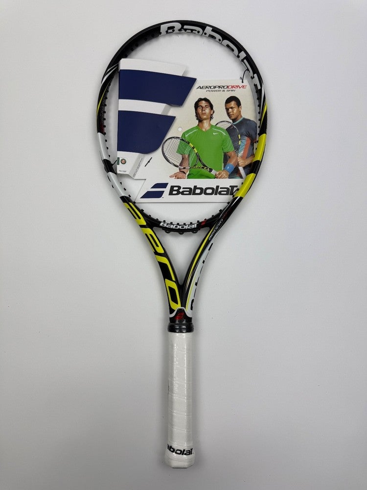 NEW Babolat Aeropro Drive 2013 French Open, 4 5/8 | SidelineSwap NEW Babolat Aeropro Drive 2013 French Open, 4 5/8 | SidelineSwap