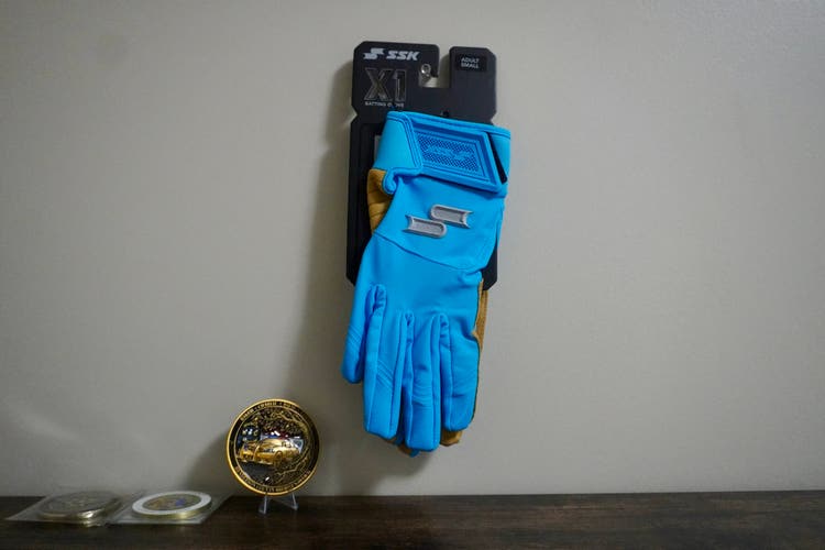 Adult Small 44 Pro Batting Gloves (New)