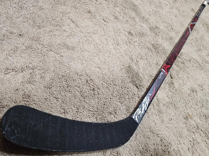 PATRICK SHARP 17'18 Signed "Last Season" Chicago Blackhawks Game Used Stick