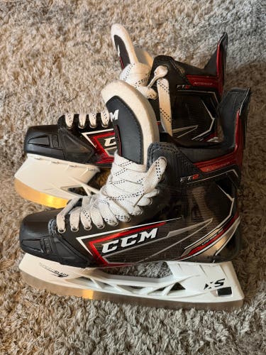 Black 2019 CCM JetSpeed FT2 Hockey Skates Regular Width 9.5 (Used)