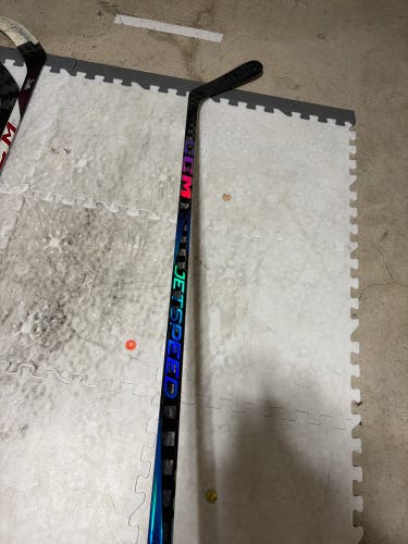 Senior CCM JetSpeed FT7 team stock Right Handed Hockey Stick P29 80 Flex Pro Stock (Used)