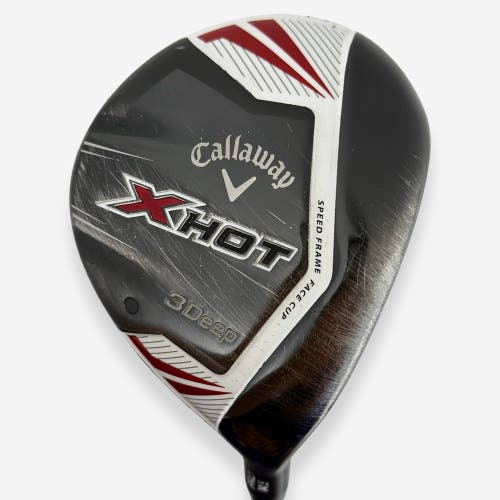 Callaway X Hot Pro 3 Wood Deep 14.5° Right Handed Stiff Flex Graphite Shaft